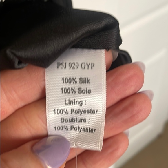 Parker Black Sleeveless Sequin Fringe Mini Dress - Picture 3 of 6